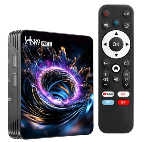 HS89 Pro 15 4GB/32GB Android 14 4K HDR10 WiFi 6 Bluetooth RK3539 TV Box
