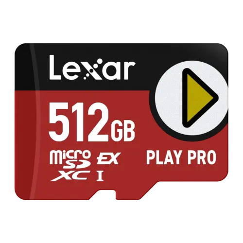 Tarjeta microSD Lexar Play Pro microSDXC Express 512GB V30 U3