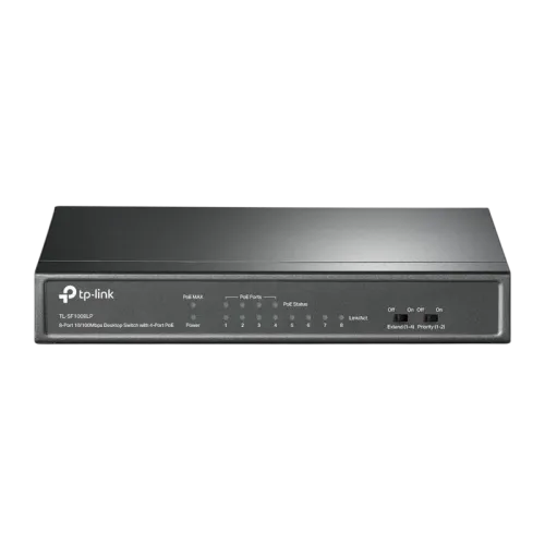 TP-Link TL-SF1008LP Fast Ethernet (10/100) PoE Switch de escritorio