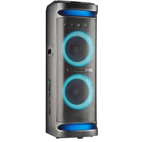 NGS Wild Space 3 Negro 800W luces LED entrada AUX Altavoz Bluetooth 5.3