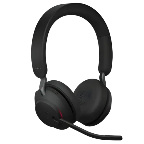 Jabra Evolve2 65 UC Stereo USB-A Negro con base de carga Diadema Bluetooth 5.0 Auriculares inalámbricos