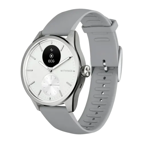 Withings ScanWatch 2 42 mm Blanco Perla 0,63 pulgadas OLED 35 días 5ATM Smartwatch