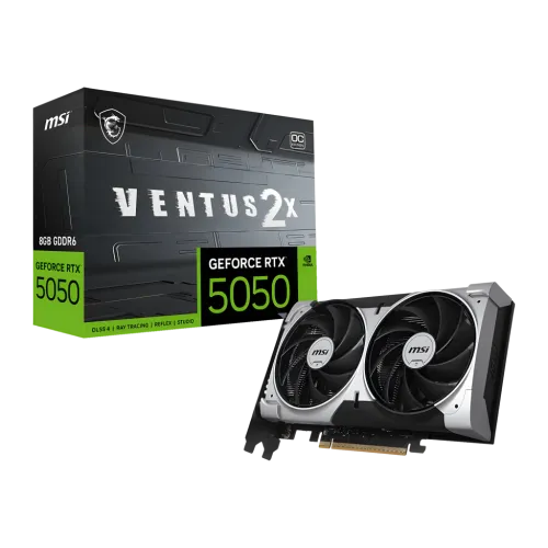 Tarjeta gráfica MSI GeForce RTX 5050 Ventus 2X OC 8GB GDDR6