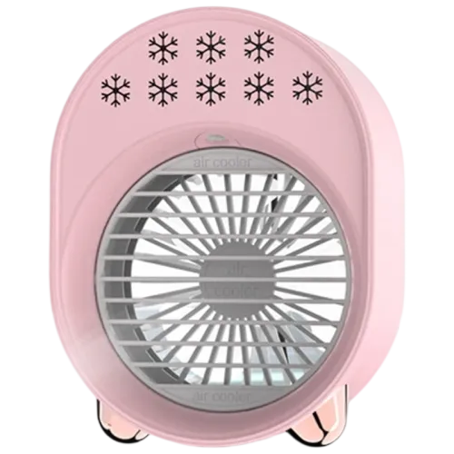Mini Ventilador Aire Acondicionado Portátil A-208 Rosa