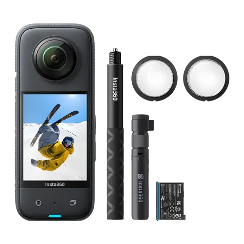 Insta360 X3 Creator Kit 5,7K 72MP FlowState WiFi IPX8 Cámara deportiva