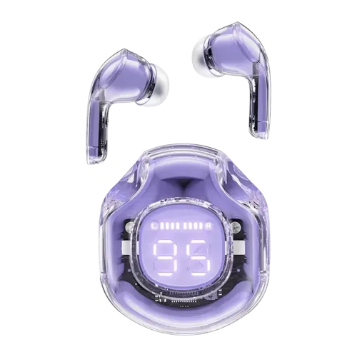 Auriculares Acefast T8 Crystal TWS In-Ear Bluetooth 5.3 30h (estuche) IPX4