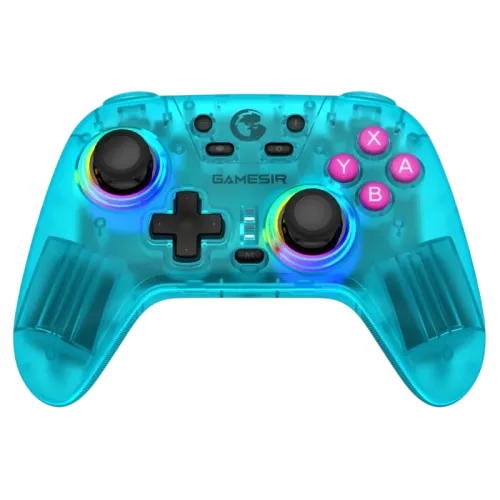 Mando GameSir T4n Nova Azul Neón Para Nintendo Switch/PC/Smartphone/Tablet/iOS/Android TV Box