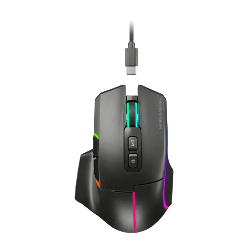 Ratón Gaming Mars Gaming Inalámbrico 12000 DPI Negro MMW-VECTOR