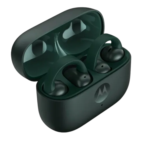 Motorola Moto Buds Loop Verde Conducción ósea Bluetooth 5.4 8h IP54 Multipunto Auriculares inalámbricos