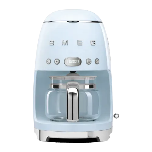 Cafetera de goteo Smeg 1,4L 10 tazas 1050W Azul DCF02PBEU
