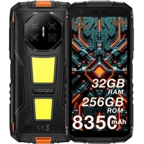 Doogee Fire 3 Max 4G 8GB/256GB Naranja con visión nocturna 5,45 pulgadas IPS 48MP 8350mAh 18W NFC
