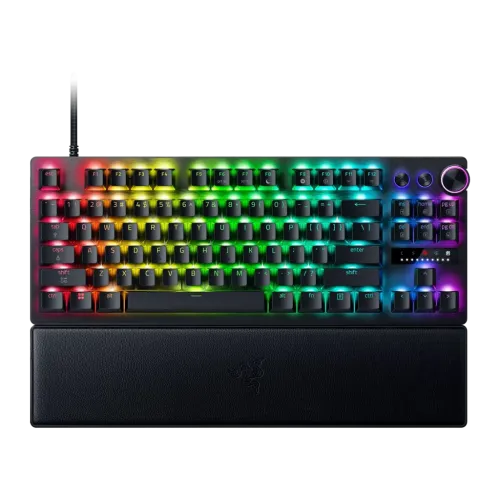 Teclado Gaming Razer Huntsman V3 Pro Tenkeyless 8KHz QWERTY US Negro