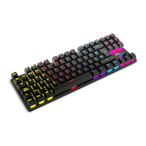 Teclado Gaming Krom Kasic TKL Red Switch RGB 87 Teclas Negro