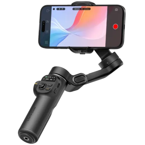 AOCHUAN Smart X2 Standard Gimbal 3 Ejes Estabilizador Smartphone Plegable Negro
