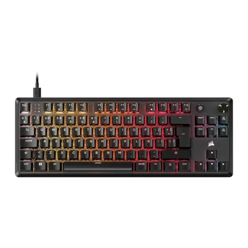 Teclado Gaming Corsair K70 Core TKL RGB CH-911911E-PT Mecánico MLX Layout PT Rojo