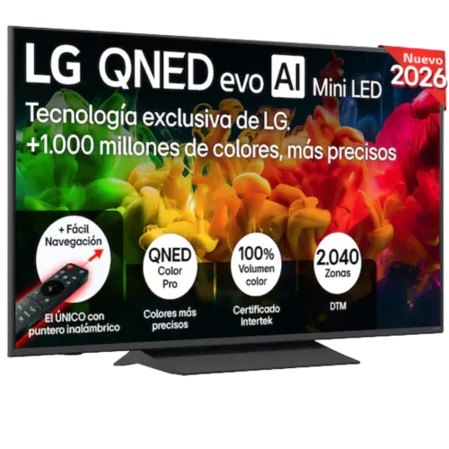 LG 55QNED81B6A 55 pulgadas 4K QNED HDR10 webOS Smart TV
