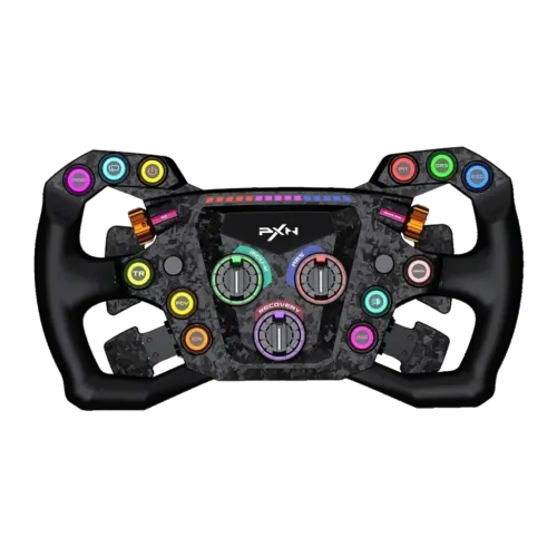 Volante gaming PXN GT ONE 300mm Sin Force Feedback Sin pedales Negro