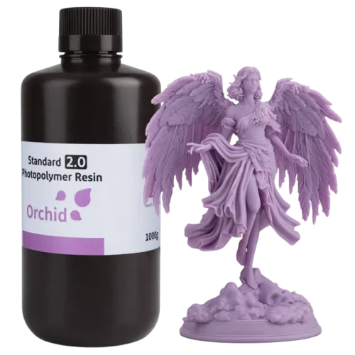 ELEGOO Resina Estándar v2.0 Color Orquídea Para Impresoras 3D de Resina LCD 1KG