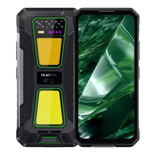 Oukitel WP58 Pro 5G 8GB/512GB Verde Rugged IP68/IP69K 6,7 pulgadas IPS 120Hz 64MP 10000mAh 33W NFC