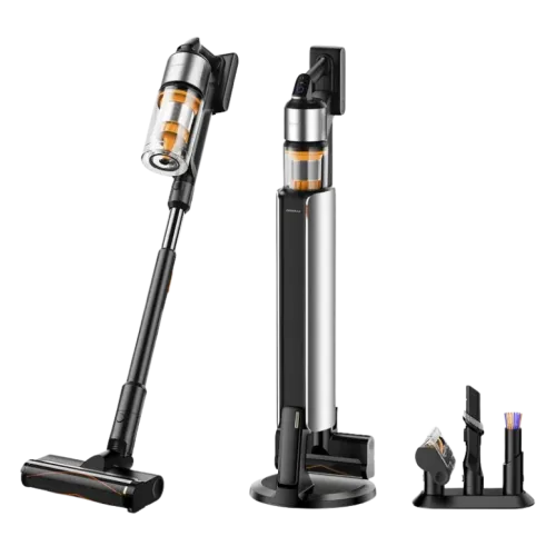 Deerma Z50 Combo con estación de vaciado y accesorios 27000 Pa 0,6L Aspiradora sin Cables