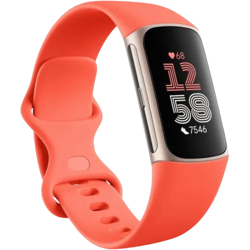 Fitbit Charge 6 Coral 1,04 pulgadas AMOLED GPS NFC 7 días +40 deportes 5ATM Pulsera de actividad