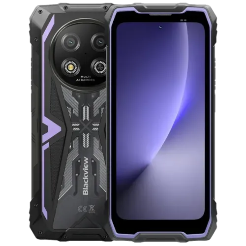 Blackview Rock 2 5G 12GB/256GB Lila Rugged IP68/IP69K 6,67 pulgadas IPS 120Hz 16MP 15000mAh 33W NFC