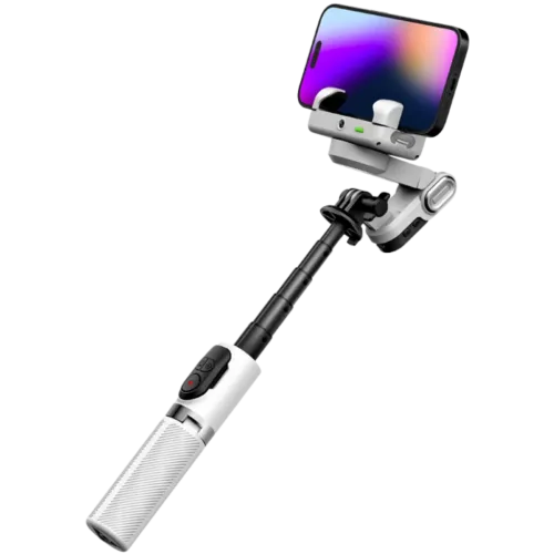 AOCHUAN Smart M1 Pro Gimbal Estabilizador Smartphone Plegable Blanco
