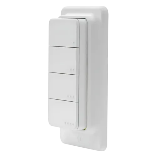 Shelly BLU RC Button 4 botones Blanco Bluetooth Interruptor inteligente