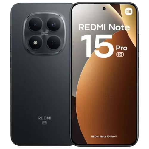 Xiaomi Redmi Note 15 Pro 5G 12GB/256GB Negro 6,83 pulgadas AMOLED 120Hz 200MP 6580mAh 90W NFC