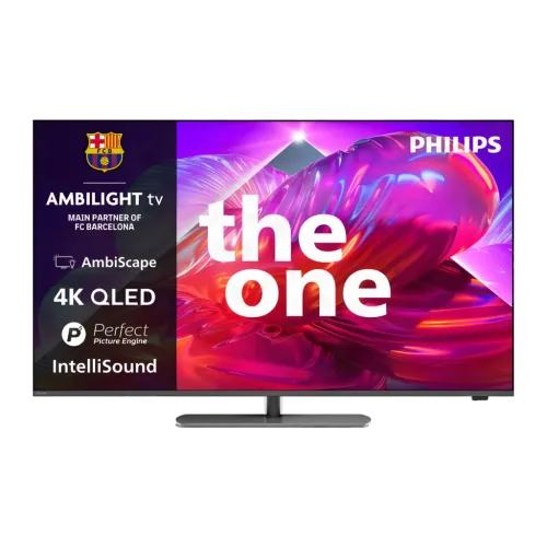 TV Philips 55 pulgadas QLED 120Hz VRR 144Hz HDMI 2.1 4K UHD Negro 55PQS9011