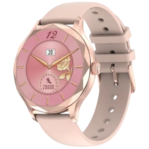 DT NO.1 DT Diamond Dorado 1,3 pulgadas AMOLED 4 días +100 deportes IP68 Smartwatch