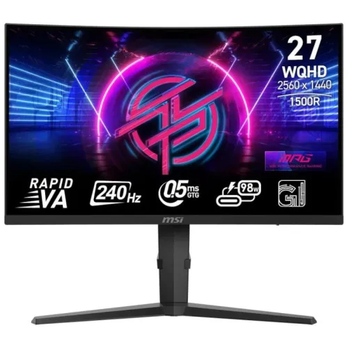 MSI MPG 275CQRXF Negro 27 pulgadas 2K VA 240Hz curvo Monitor