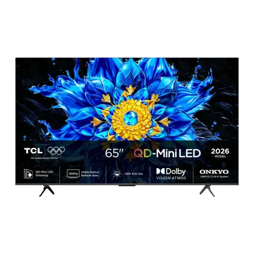 Televisor TCL 65P8L 65 pulgadas QD-Mini LED 144Hz 4K Ultra HD Google TV