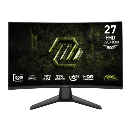 Monitor MSI MAG 274CF X24 27 pulgadas 240Hz Curvo 1500R FHD Rapid VA
