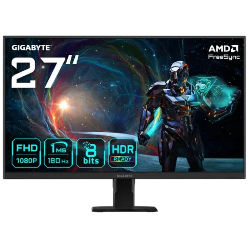 Gigabyte GS27FA SS-IPS Negro 27 pulgadas Full HD IPS 180Hz 1ms FreeSync HDR Monitor