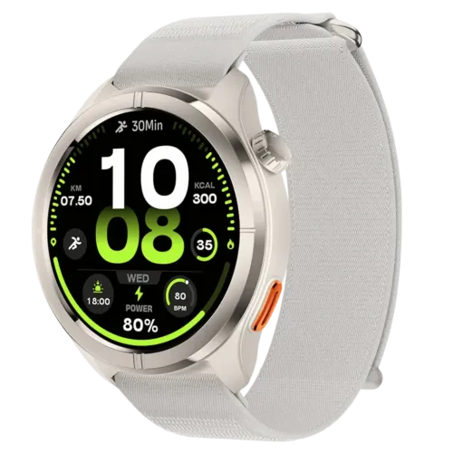 Haylou Solar Neo 2 Plata 1,43 pulgadas AMOLED Llamadas Bluetooth 45 días +150 deportes 1ATM Smartwatch