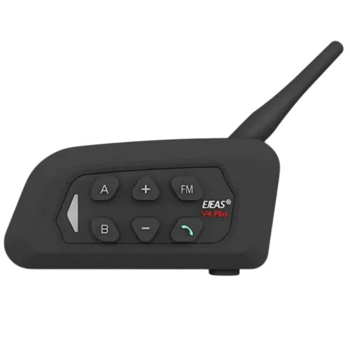 EJEAS V4 Plus Intercomunicador Moto Bluetooth 5.1 Comunicación 4 Pilotos 1500m