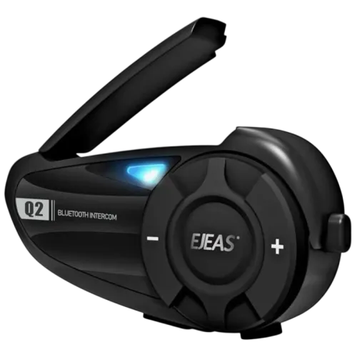 EJEAS Q2 Full Duplex para 2 interlocutores Intercomunicador para moto