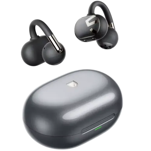 SoundPEATS Clip1 Gris Open-Ear Bluetooth 5.3 50h IPX5 Multipunto Auriculares inalámbricos