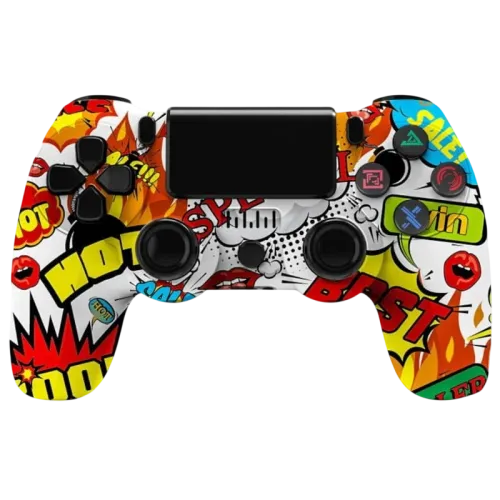 Mando PS4 Powergaming V2 Flames
