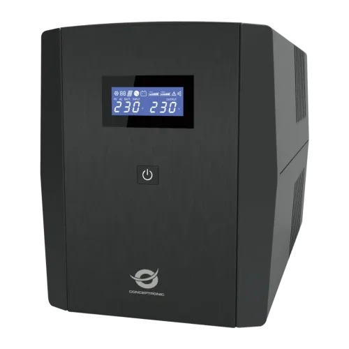 Sai ups Conceptronic Zeus 04E 2200VA 1320W Línea Interactiva Negro