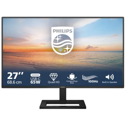 Philips 1000 series 27E1N1600AE/00 Negro 27 pulgadas 2K IPS 100Hz 4ms Monitor