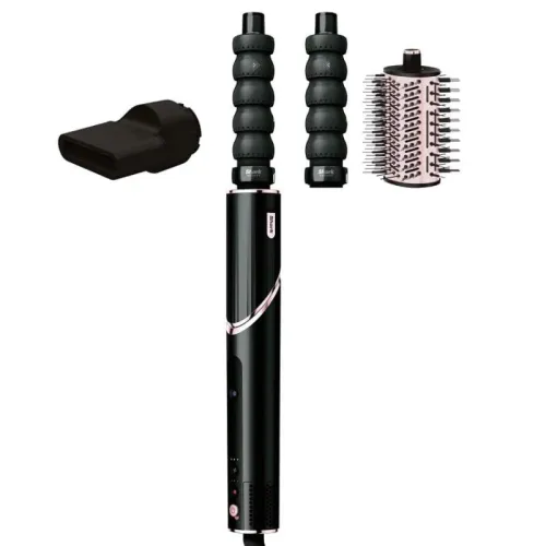 Shark FlexStyle 3 en 1 Negro/Rosa 1400W Secador de pelo y moldeador