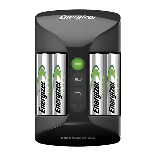 Cargador de pilas Energizer Pro Charger+ con 4 pilas AA 2000mAh NiMH