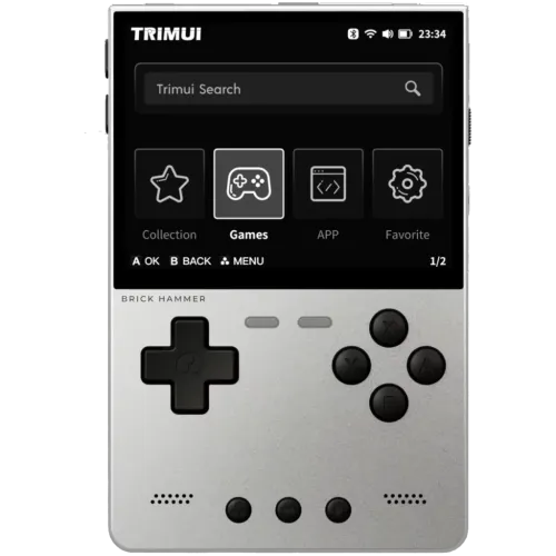 Trimui Brick Hammer Metal (Sin SD Card) Plata Consola retro