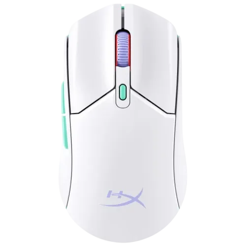 HP HyperX Pulsefire Haste 2 Core inalámbricos Blanco/Verde/Púrpura