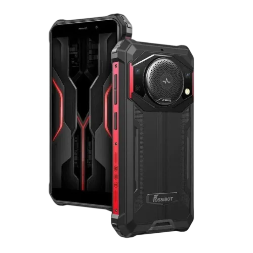 Fossibot F101P 4GB/64GB Rojo 5,45 pulgadas IPS 24MP 10600mAh 18W NFC