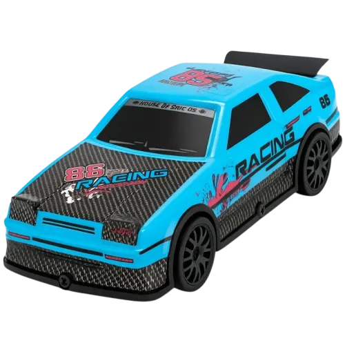 810P 1/22 4WD Drift Negro Azul Claro Coche RC Eléctrico