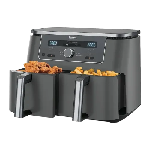 Freidora de Aire Ninja DZ400EU Doble Cesta 9,5L 2470W 6 Funciones