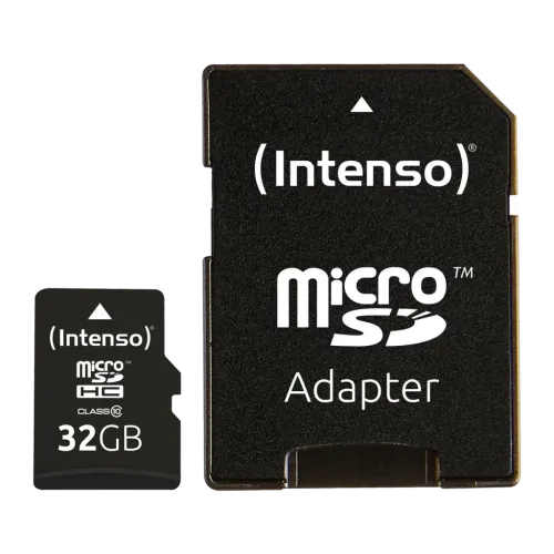 Tarjeta microSD Intenso microSDHC 32GB Clase 10 Negro